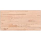 vidaXL Tafelblad rechthoekig 100x50x1,5 cm massief beukenhout