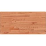 vidaXL Tafelblad rechthoekig 100x50x1,5 cm massief beukenhout