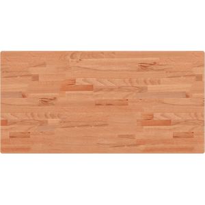 vidaXL Tafelblad rechthoekig 100x50x2,5 cm massief beukenhout