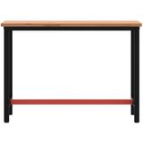 Werkbank - Massief Beukenhout - Stevig Stalen Frame - Groot Werkgebied