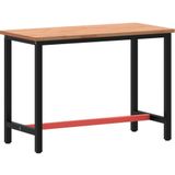 Werkbank - Massief Beukenhout - Stevig Stalen Frame - Groot Werkgebied