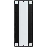 vidaXL Wandspiegel 2 Stk. Schwarz 100x40 cm Metall