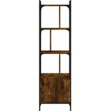 vidaXL-Boekenkast-met-deur-44,5x30x154,5-cm-hout-gerookt-eikenkleurig