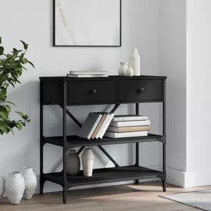 Relaxdays sidetable 2 etages - wandtafel - ruimtebesparend - hoge Relaxdays sidetable 2 etages - wandtafel - ruimtebesparend - hoge