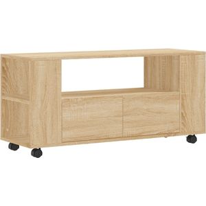 vidaXL-Tv-meubel-102x34,5x43-cm-bewerkt-hout-sonoma-eikenkleurig