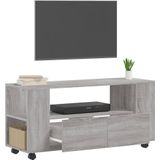 vidaXL-Tv-meubel-102x34,5x43-cm-bewerkt-hout-grijs-sonoma-eikenkleurig