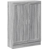 VidaXL-Boekenkast-82,5x30,5x115-cm-bewerkt-hout-grij - onoma-eiken