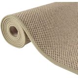 vidaXL Tapijtloper - Sisal-Look - Zandkleurig - Polypropeen