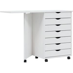 vidaXL-Ladekast-met-bureau-MOSS-verrijdbaar-massief-grenenhout-wit