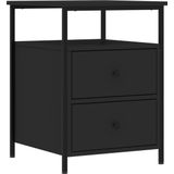 Nachttisch Schwarz 44x45x60 cm Holzwerkstoff vidaXL