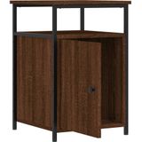 vidaXL Nachttisch Braun Eichen-Optik 40x42x60 cm Holzwerkstoff