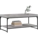 vidaXL Couchtisch Grau Sonoma 100x49x45 cm Holzwerkstoff