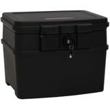 vidaXL - Kluis - 44x37x34 - cm - zwart