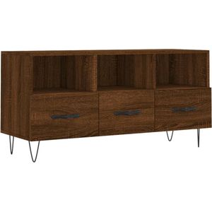 vidaXL TV-Schrank Braun Eichen-Optik 102x36x50 cm Holzwerkstoff