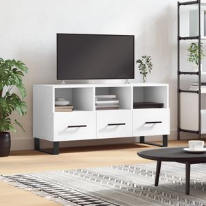 TV-Schrank Weiß 102x36x50 cm Holzwerkstoff vidaXL