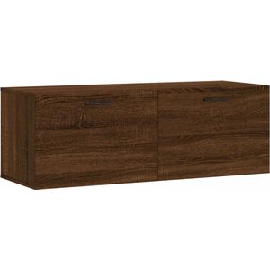 vidaXL-Wandkast-100x36,5x35-cm-bewerkt-hout-bruin-eikenkleur