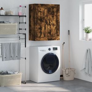 Wandschrank Räuchereiche 69,5x34x90 cm Holzwerkstoff vidaXL