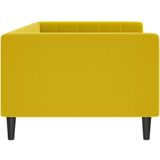 Tagesbett Gelb 90x200 cm Samt Vidaxl