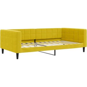 vidaXL-Slaapbank-100x200-cm-fluweel-geel