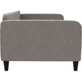 vidaXL Tagesbett Taupe 100x200 cm Stoff