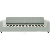 vidaXL Tagesbett Hellgrau 80x200 cm Samt