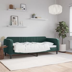 vidaXL-Slaapbank-80x200-cm-fluweel-donkergroen