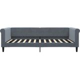 Tagesbett Dunkelgrau 100x200 cm Samt Vidaxl