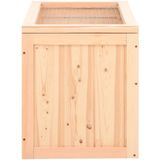 Houten Hamsterkooi - Met Accessoires - Vurenhout - Doorzichtig Acrylscherm