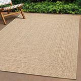 vidaXL - ZIZUR - Vloerkleed - Jute Look - 160x230 cm - PP-Materiaal