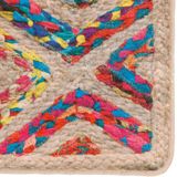 vidaXL Vloerkleed - Makkelijk Wasbaar - Antislip - Meer Kleurig - Fluweel