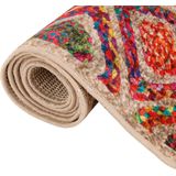 vidaXL Vloerkleed - Makkelijk Wasbaar - Antislip - Meer Kleurig - Fluweel