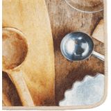 Vidaxl - Küchenteppich Mehrfarbig 60x180 cm Waschbar Rutschfest