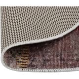 Patchwork Vloerkleed - Meerkleurig - Fluweel - Diameter 120 cm