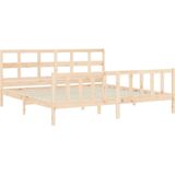 vidaXL Massivholzbett ohne Matratze 200x200 cm Kiefer