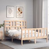 Massivholzbett ohne Matratze 120x200 cm Kiefernholz vidaXL