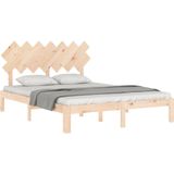 vidaXL Bedframe zonder matras massief grenenhout 140x200 cm