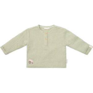 Little Dutch Baby Shirt Lange Mouwen Mousseline Grass Green