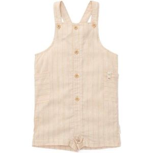 Little Dutch - Tuinbroek - Zandkleurig - Streepjes dessin