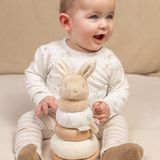 Little Dutch Stripe Sand/White - Baby Jongens en Meisjes - Broek