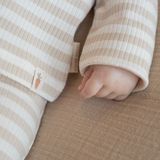 Little Dutch Stripe Sand/White - Baby Jongens en Meisjes - Broek