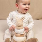 Little Dutch - Baby Shirt - Gebroken Wit - Lange Mouwen - Baby Bunny