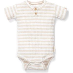 Little Dutch - Romper Stripe - Zand/Wit - Rompertje