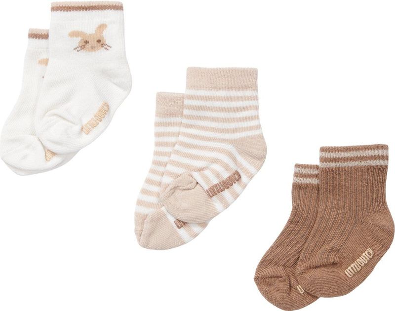 Little Dutch - Babysokjes - Zandkleurig - Baby Bunny