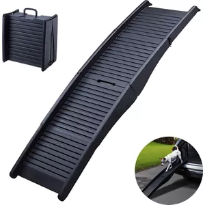 Hondenhelling Voor Auto – Inklapbaar, 170x44 Cm, Antislip, Tot 115 Kg – Licht En Stabiel Van Aluminium