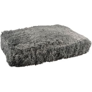 Topmast Fluffy Lounge Serie - Hondenkussen - Antraciet - 120 x 90 x 28 cm - XLARGE - Hondenmand - Dierenkussen - Kattenkussen - Kattenmand