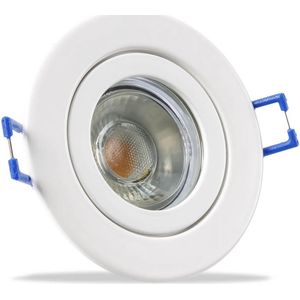 IP44 LED Inbouwspot Lucy - badkamer of buiten - Ronde spot - Wit - Koel Wit - 4000K - 3Watt - Philips