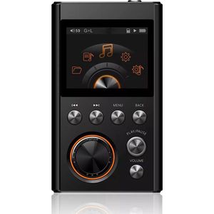 MP3 Speler Hifi 32GB - 2.0'' TFT Screen - Professionele Mp3 Speler - C5S - Zwart