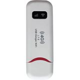 3-in-1 4G LTE WiFi Dongle - HotSpot Modem - 150Mbps - Wit/Rood