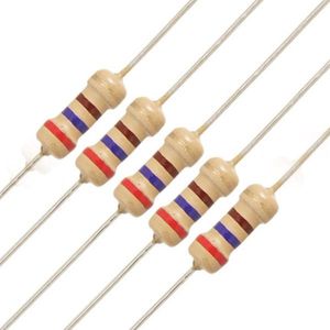Weerstanden 100K Ohm - 1/8 Watt - 5% - 10 stuks