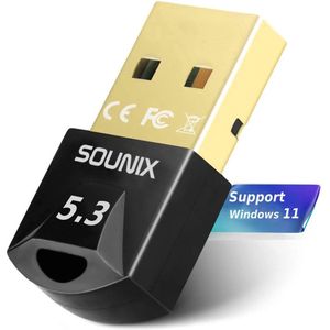 Sounix Bluetooth 5.3 Adapter - USB-adapter - Plug and Play